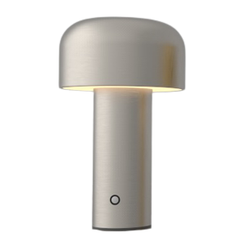 Lampor LEDlife Mushroom bordslampa - Silver, uppladdningsbar, touch-dimmbar, IP20
