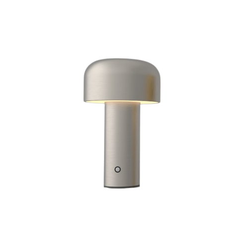 LEDlife Mushroom bordslampa - Silver, uppladdningsbar, touch-dimmbar, IP20