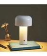 LEDlife Mushroom bordslampa - Silver, uppladdningsbar, touch-dimmbar, IP20