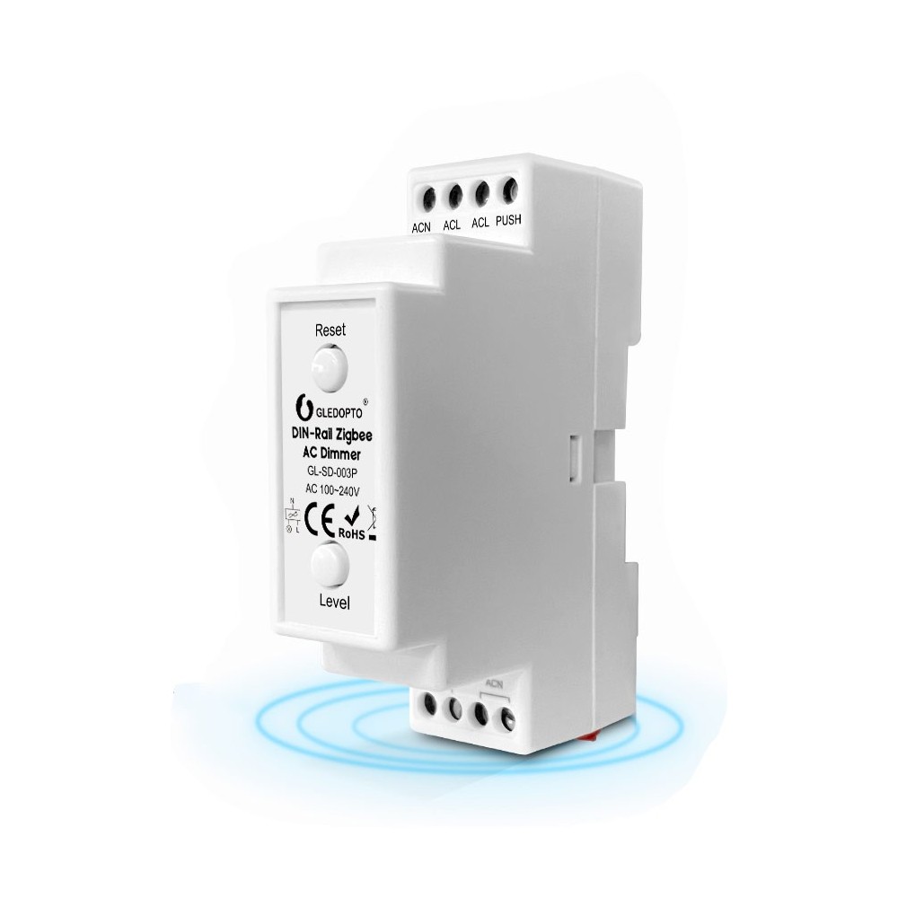 Zigbee Dimmer Modul För Din Skena Gledopto Zigbee 3.0 200w