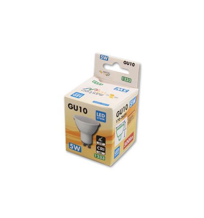 Outlet: GU10 - 5W LED Spot, 400 Lumen, varm / neutral vit