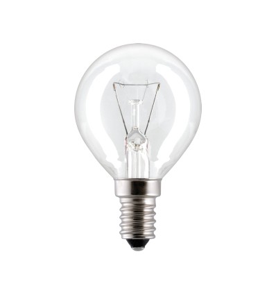 E14 40W dimbar SOLEO glödtrådslampa - P45, 260lm