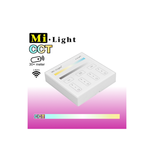 Outlet: Mi-Light CCT väggpanel, 230V - 4 zoner