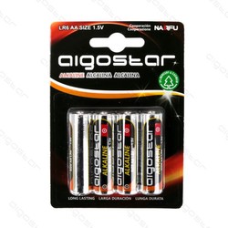 Outlet: 4 stk Aigostar LR6 AA Batteri, 1,5V