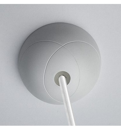 Rosetta kåpa till lamputtag i vitt - Dyberg Larsen