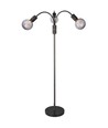 Halo Design - Golvlampa 3xE27, gun-black/ marmorfot