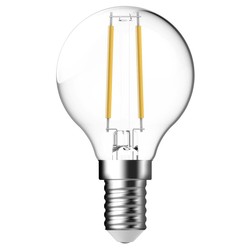 Outlet: Nordlux Pære E14 Filament C45 1,2W 140LM 2700K, Klar