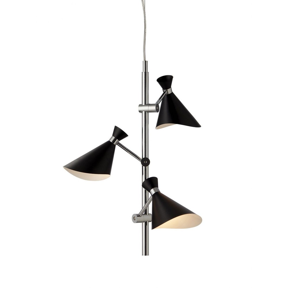 Taklampa Corner G9 Nielsen Light Krom/svart