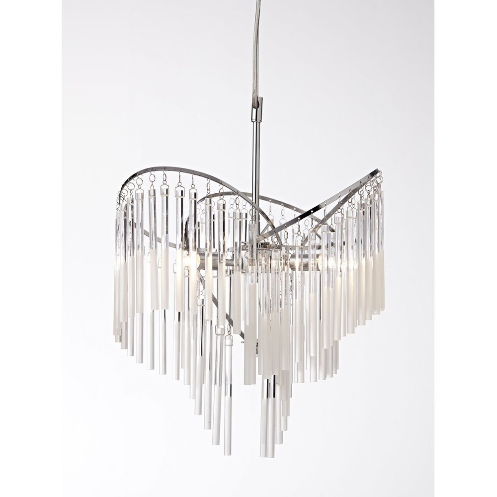 Isabell Taklampa G9 Nielsen Light Krom/kristaller