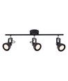Outlet: Nordlux Aslak 3-spotlampa, svart, GU10