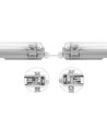 150cm armatur + 2 st. 24W T8 LED-lysör - IP65, genomkopplad