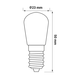 1.8W LED lampa - kylskåpslampa, E14, T20