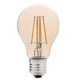 LEDlife 4W LED lampa - Dimbar, filament, amberfärgad, extra varmvitt, 2200K, A60, E27