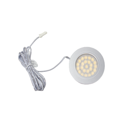 Downlights LEDlife RecoTouch köksbelysning - Touch, Hål: Ø6 cm, Mål: Ø6,8 cm, borstad stål, 2,2W, 12V DC