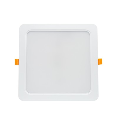 Spectrum 24W LED downlight - Hål: 19,5 x 19,5 cm, Mål: 22 x 22 cm, 230V, IP54 utomhusbruk