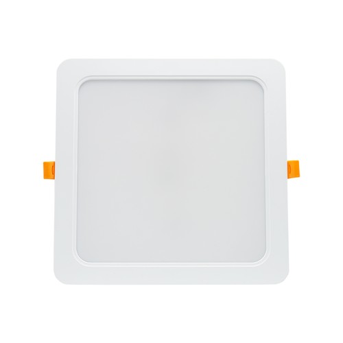 18W 17x17cm LED infällnadspanel - IP54 utomhus, hål: 14,5 x 14,5 cm, mått: 17 x 17 cm