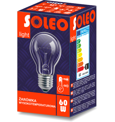 25W SOLEO, E27 glödlampa, 260lm, dimbar, A55