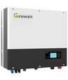 8kW komplett 3-fas hybrid solcellsanläggning - Markbaserad anläggning. Growatt hybrid växelriktare. Alu celler