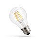Spectrum 3,8W LED lampa - 212 lm/W, A60, filament, klart glas, E27
