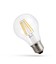Spectrum 3,8W LED lampa - 212 lm/W, A60, filament, klart glas, E27