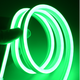 Grön 8x16 Neon Flex LED - 5 meter, 8W pr. meter, IP67, 12V