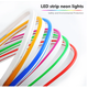 Lila 8x16 Neon Flex LED - 5 meter, 8W pr. meter, IP67, 12V