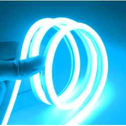 Neon Flex LED strip Ljusblå 8x16 Neon Flex LED - 5 meter, 8W pr. meter, IP67, 12V