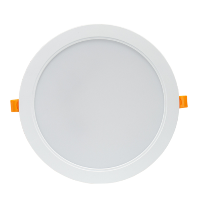 Spectrum 24W LED downlight - Hål: Ø19,5 cm, Mål:Ø22 cm, 230V, IP54 utomhusbruk