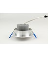 LEDlife 3W downlight - Hål: Ø7-8 cm, Mål: Ø8,4 cm, 4 cm hög, dimbar, 230V