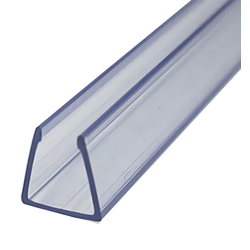 Alu / PVC profiler PVC profil 8x16 till LED Neonflex - 1 meter, transparent