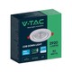 V-Tac 30W LED downlight - Hål: Ø19,5 cm, Mål: Ø22,5 cm, 3,8 cm hög, Samsung LED chip, 230V