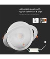 V-Tac 30W LED downlight - Hål: Ø19,5 cm, Mål: Ø22,5 cm, 3,8 cm hög, Samsung LED chip, 230V