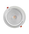 V-Tac 30W LED downlight - Hål: Ø19,5 cm, Mål: Ø22,5 cm, 3,8 cm hög, Samsung LED chip, 230V