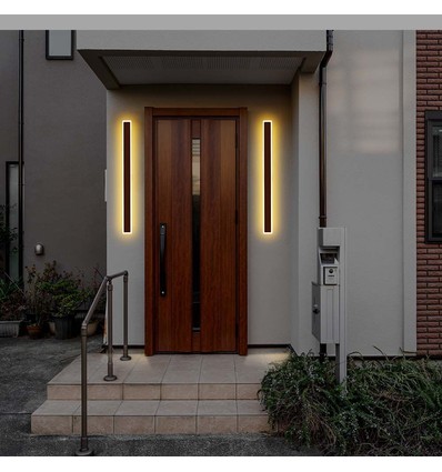 17W LED Corten vägglampa - IP65 utomhus, inkl. ljuskälla