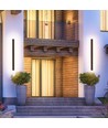 17W LED Corten vägglampa - IP65 utomhus, inkl. ljuskälla