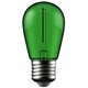 1W Färgad LED liten globlampa - Grön, Filament, E27