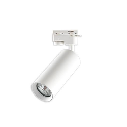 Takspotlights Vit skenaspotlight med GU10 sockel - Passar till 1-fas, utan ljuskälla