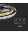 Outlet: V-Tac 14W/m CCT LED strip - 5m, IP20, 120 LED per. meter, 24V