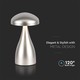 V-Tac uppladdningsbar CCT bordslampa - Champagne/guld, IP20, touch dimbar, modell mini
