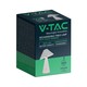 V-Tac uppladdningsbar 3i1 bordslampa - Vit, IP20, touch dimbar