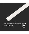 V-Tac 40W slim LED armatur - 120 cm, 3 års producentgaranti, 230V