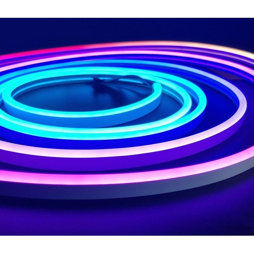 5m 16W/m RGBIC Neon Flex strip - 24V DC, IP20, 96 LED per meter, 8x16