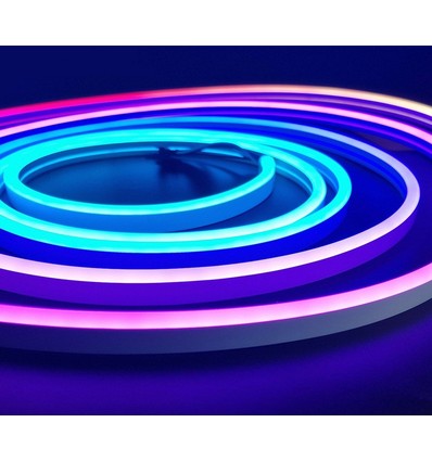 20m 16W/m RGBIC Neon Flex-list - 24V DC, IP20, 96 LED per meter, 8x16