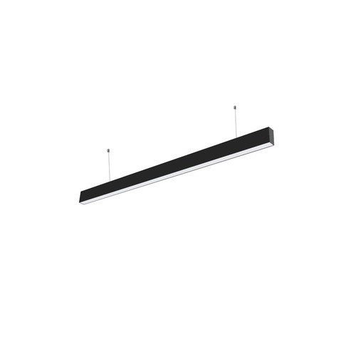 LEDlife 40W LED ljusskena, taklampa för kontor - Svart, 100 lm/W, 120 cm, inkl. wireupphäng