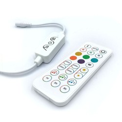RGBIC kontroller med fjärrkontroll - Wifi, RF trådløs, slim fjernbetjening, 4 pins