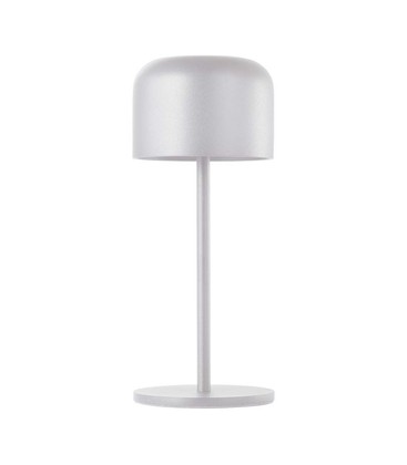 Outlet: V-Tac uppladdningsbar CCT bordslampa - Vit, IP54, touch dimbar, modell mini