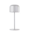 Outlet: V-Tac uppladdningsbar CCT bordslampa - Vit, IP54, touch dimbar, modell mini