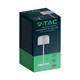 Outlet: V-Tac uppladdningsbar CCT bordslampa - Vit, IP54, touch dimbar, modell mini