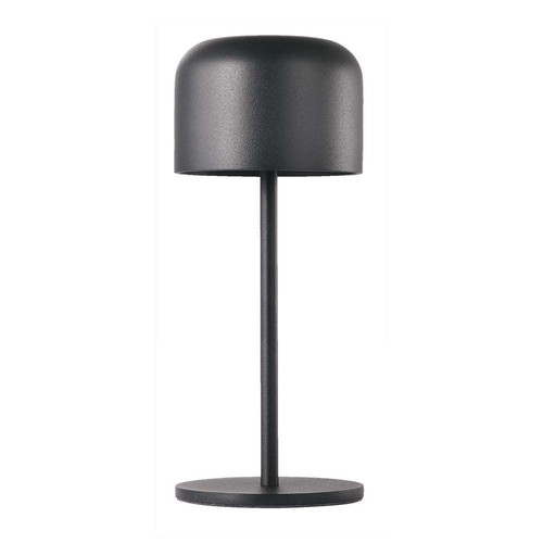 V-Tac uppladdningsbar CCT bordslampa - Svart, IP54, touch dimbar, modell mini