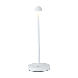 Bordslampor Outlet: V-Tac uppladdningsbar 3i1 bordslampa - Vit, IP20, touch dimbar, modell mini